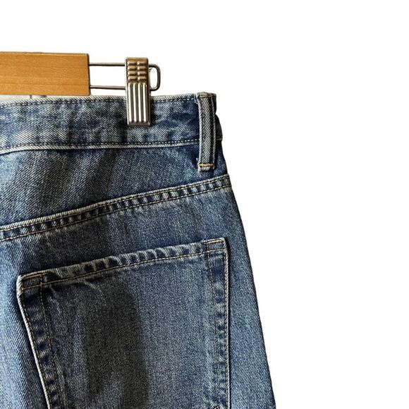 Banana Republic Premium Denim Mid Rise Relaxed Straight Jeans Size 28 - Picture 4 of 10